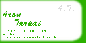aron tarpai business card
